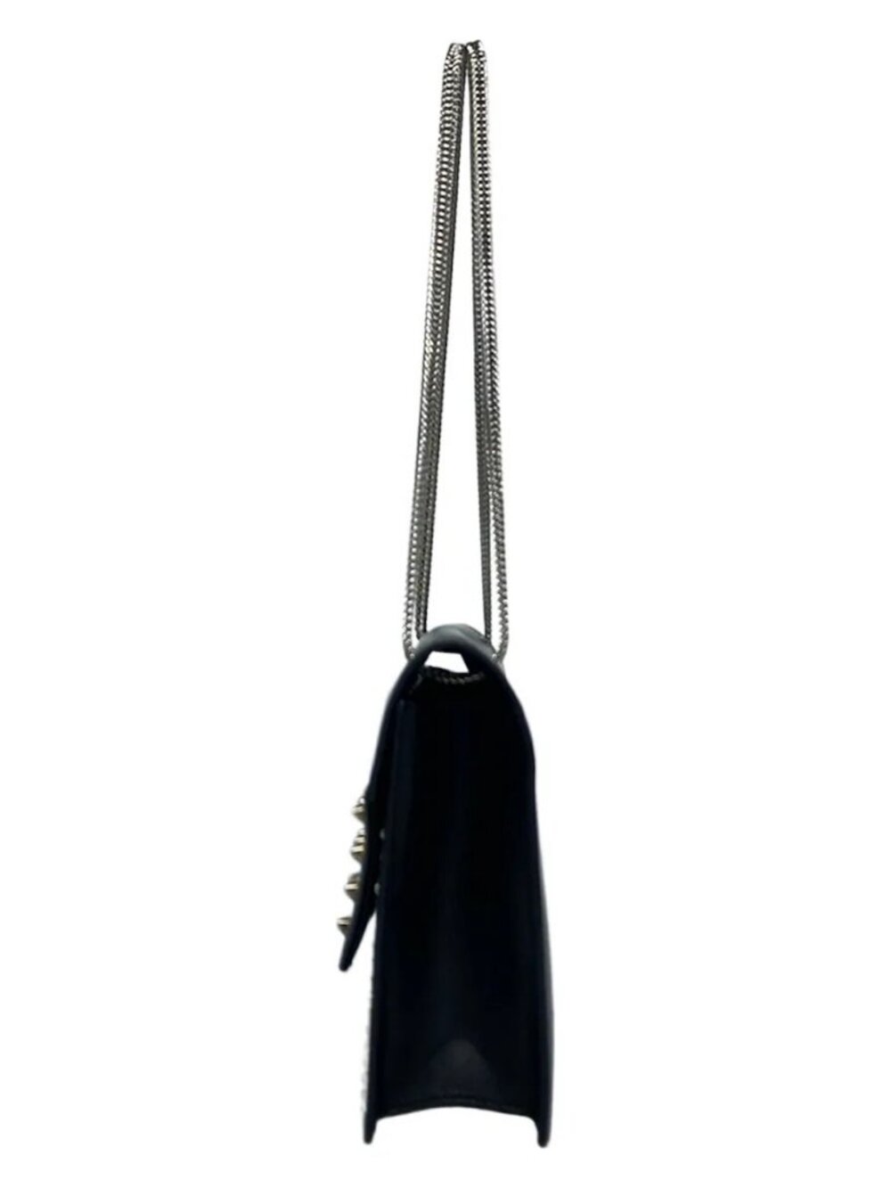 SAINT LAURENT PARIS Betty 315680 Black Leather Shoulder Bag - Picture 2 of 15